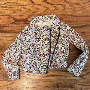 H&M Multicolor Floral Jean Jacket for Kids